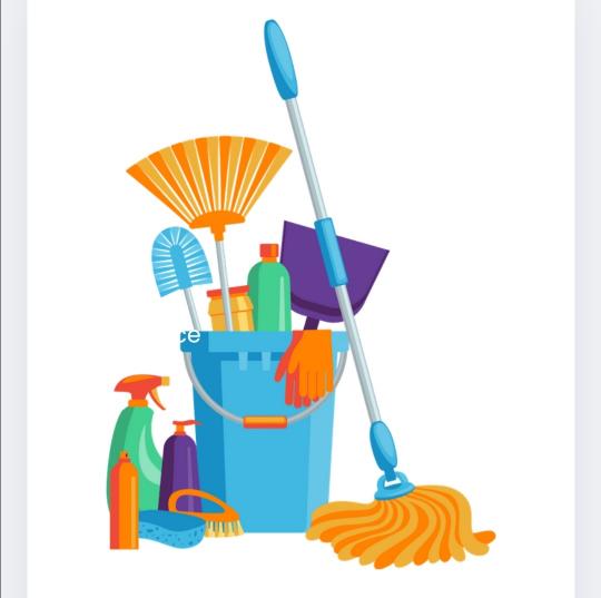 Tools and materials used for cleaning services